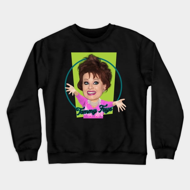 Tammy Faye Crewneck Sweatshirt by Indecent Designs